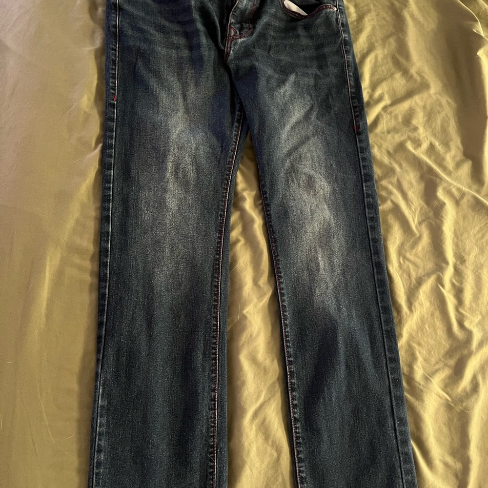 True Religion Dark Blue Straight Jeans